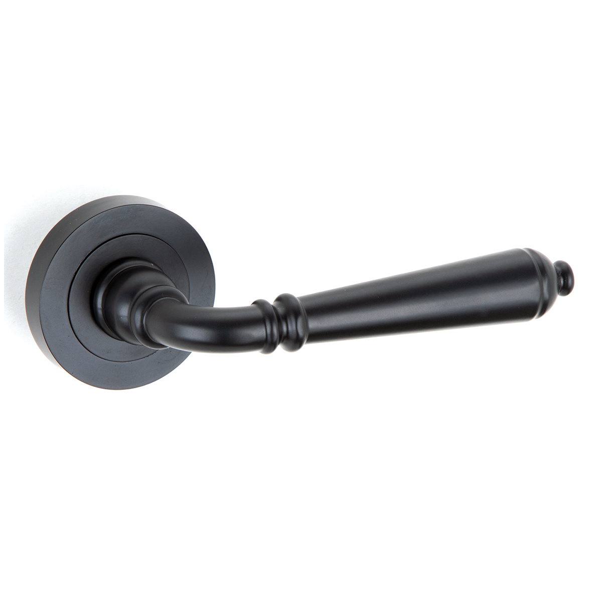 Türklinke mit runder Rosette aus Aluminium R-410