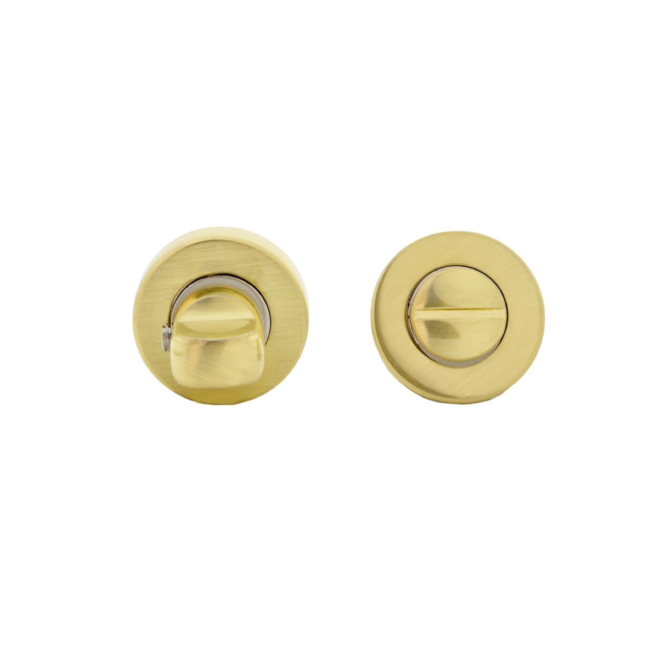 WC-Verriegelung 35mm Durchmesser in satiniertem Gold für Türen