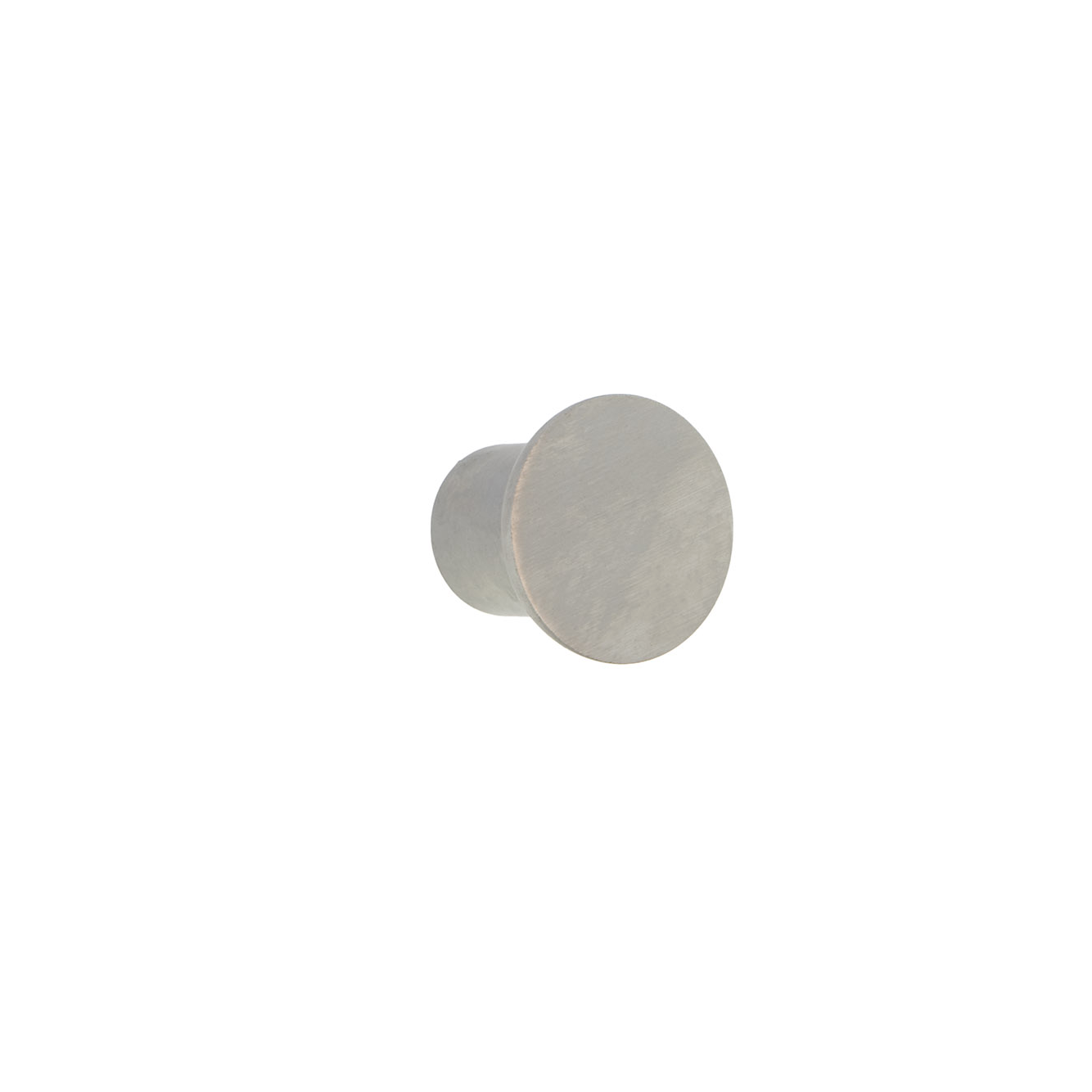 Pilzförmiger Möbelknauf aus Edelstahl, 3 cm hoch