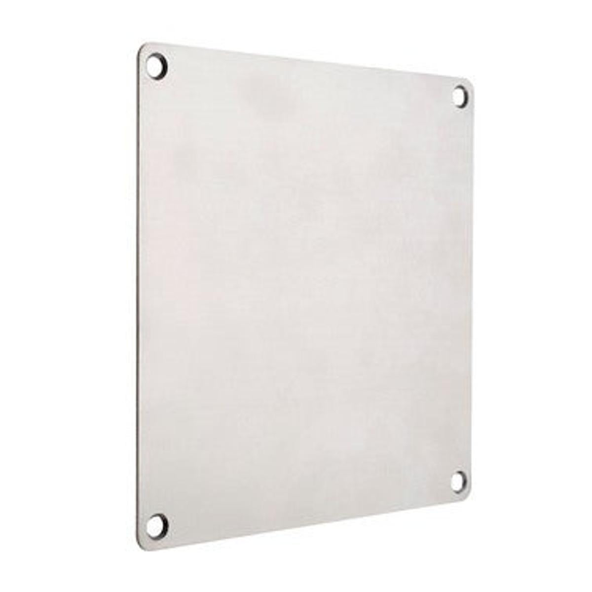 Quadratische Schutzplatte 170x170 aus Edelstahl
