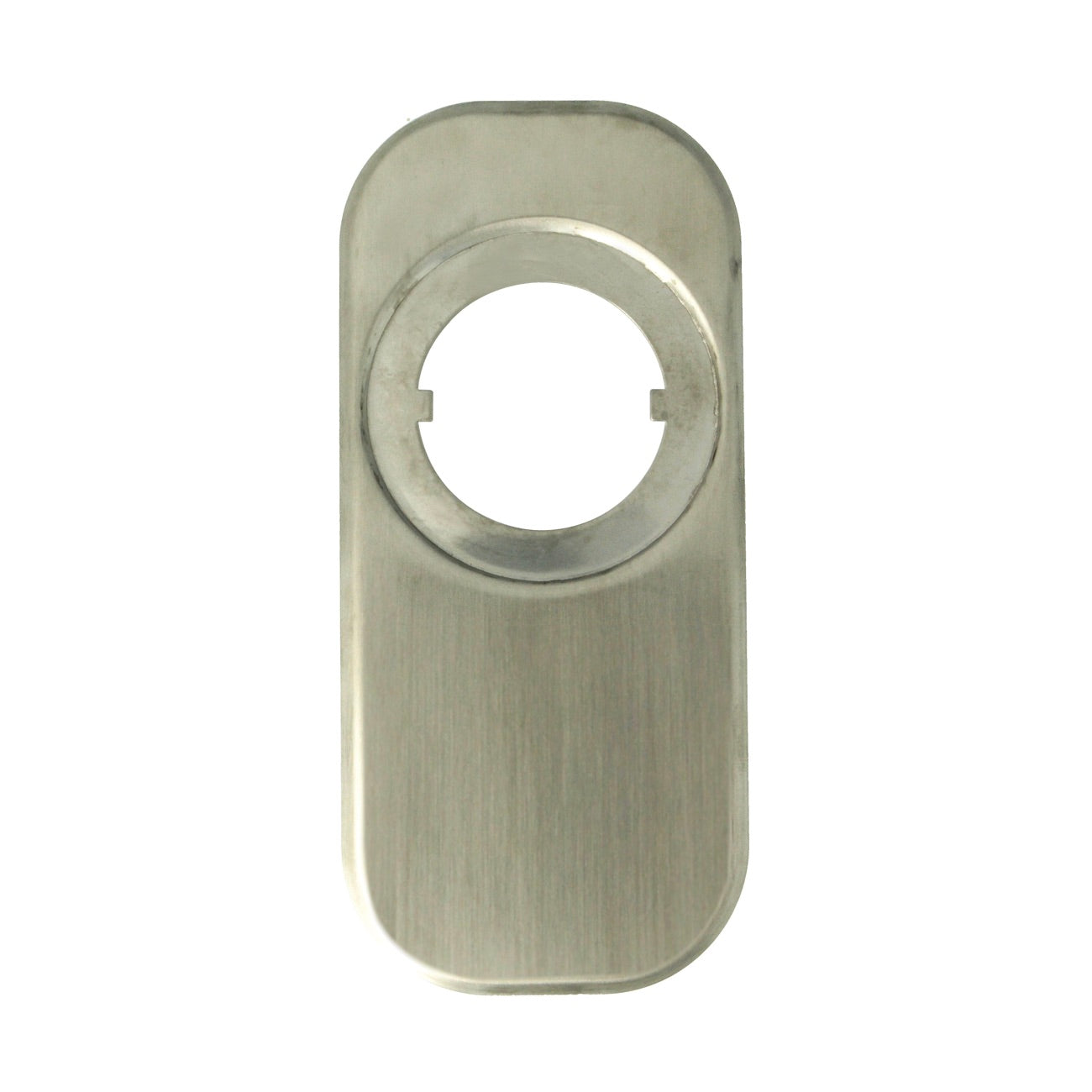 Edelstahl-Zierblende 165x75mm für Schutzbeschläge