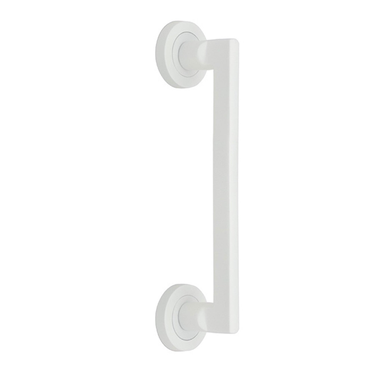 Manillón de aluminio con roseta redonda acabado blanco modelo 534A