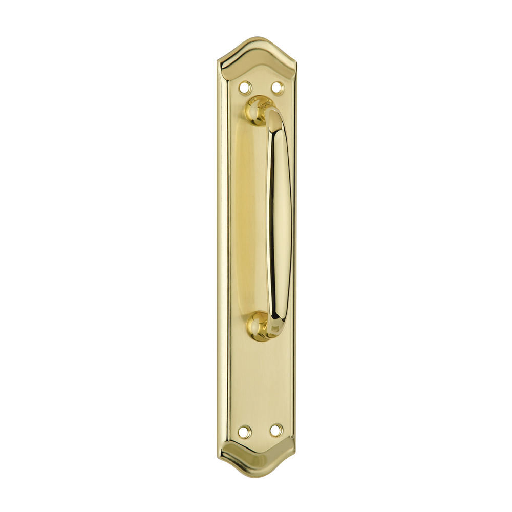 Manillon mit gekrümmter Platte in satiniertem Gold-Finish Modell 884