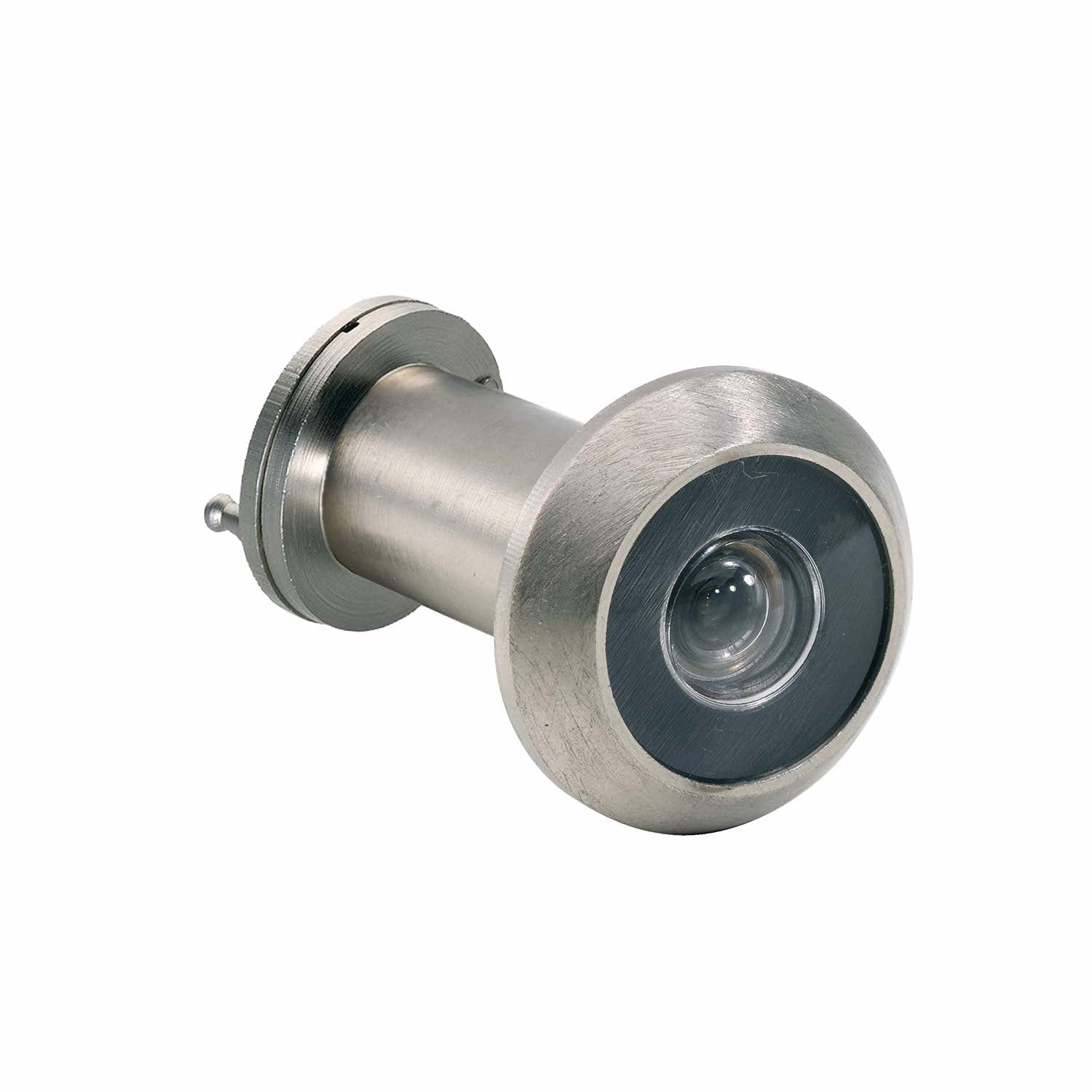 Türspion mit Linsen in satiniertem Nickel für Türen von 35-65mm