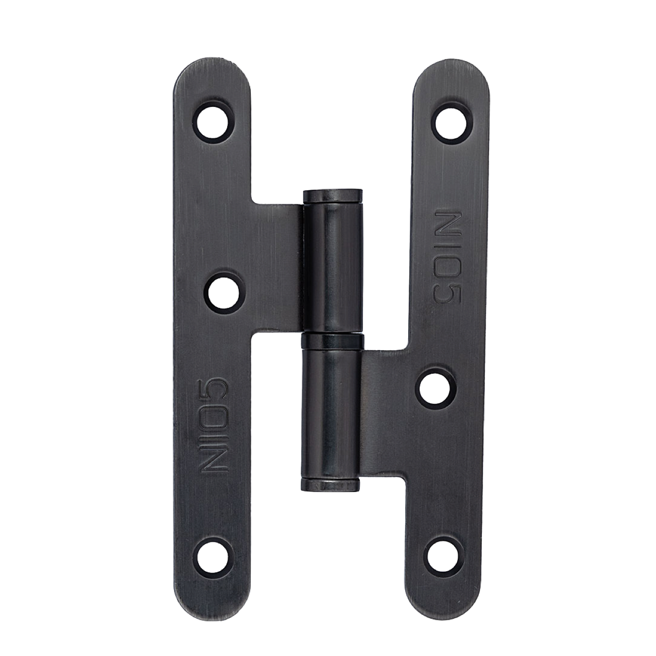 Türband mit runder Platte in Graphit-Finish ohne Abschluss 100 x 57