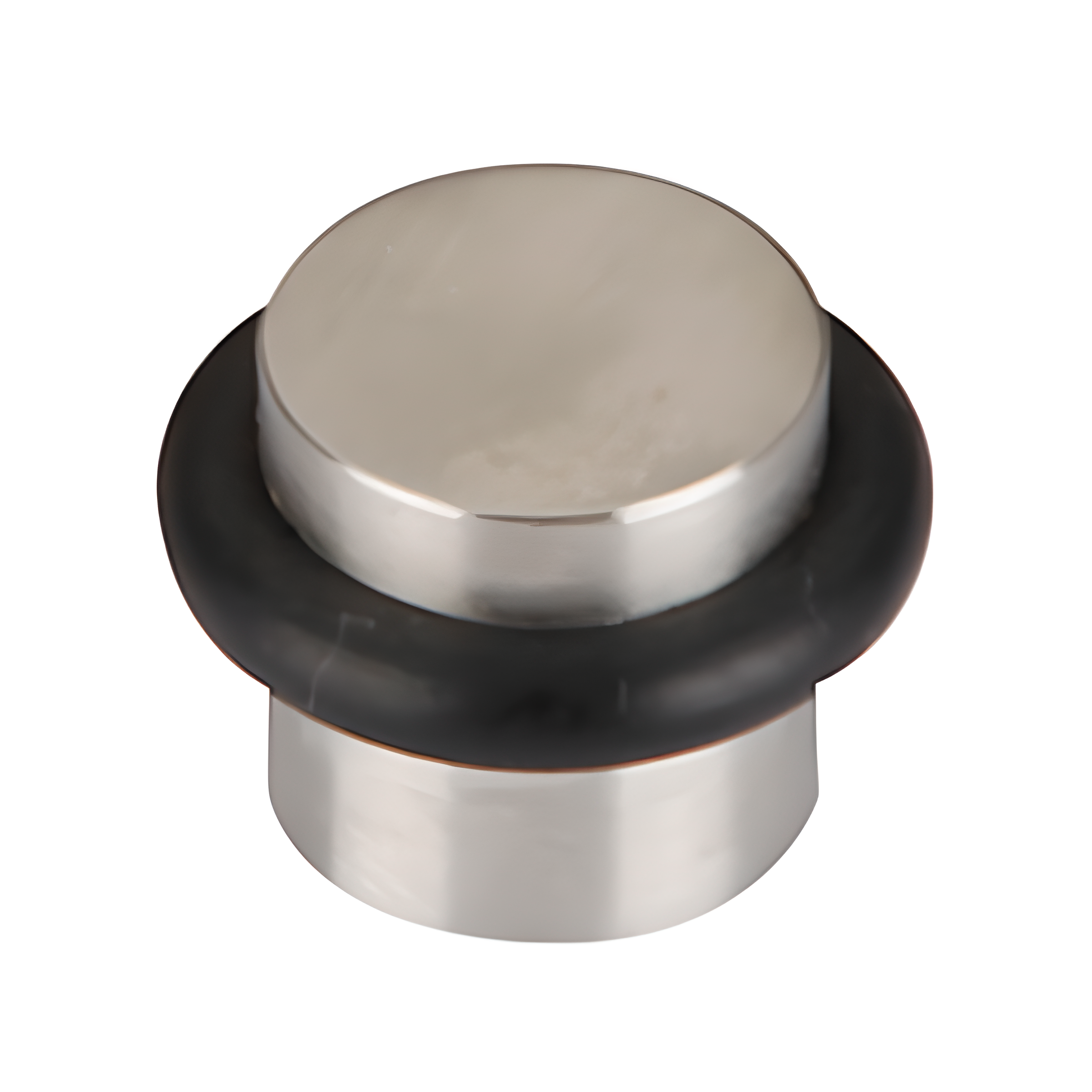 Zylindrischer Türstopper mit Gummidämpfer und 19mm Durchmesser