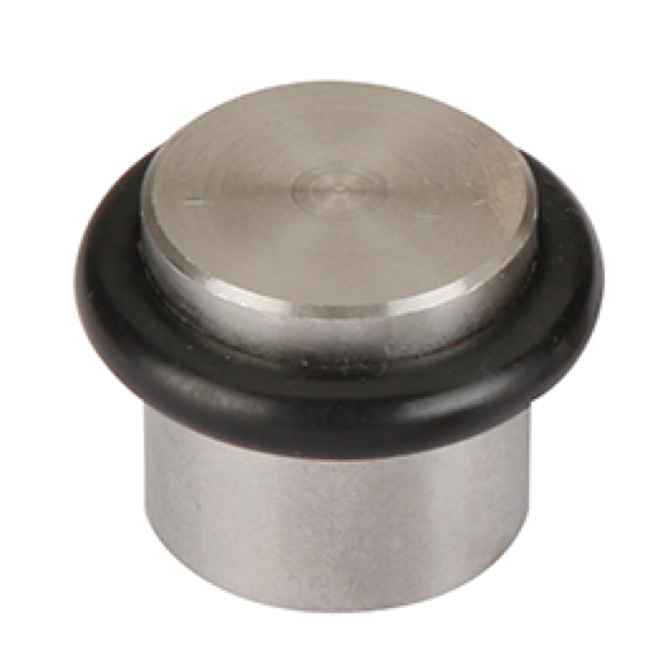Zylindrischer Türstopper mit Gummidämpfer und 24mm Durchmesser
